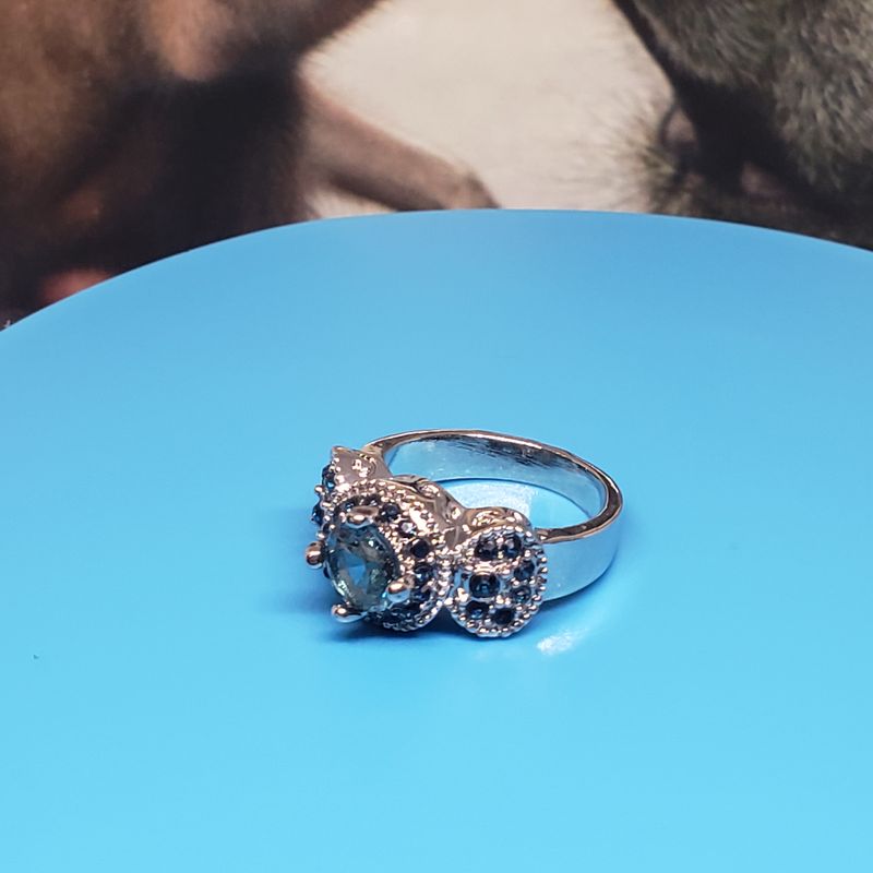 (BAG-002) Bague argent et turquoise