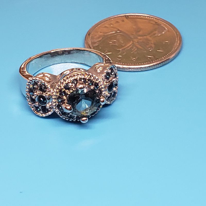 (BAG-002) Bague argent et turquoise