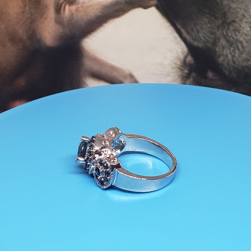 (BAG-002) Bague argent et turquoise