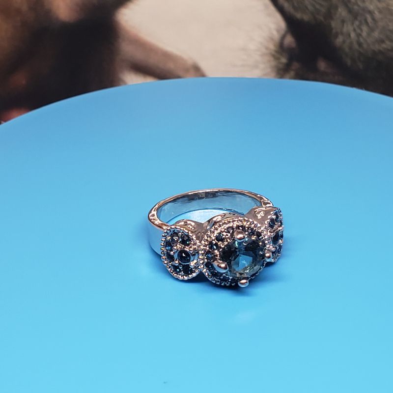 (BAG-002) Bague argent et turquoise