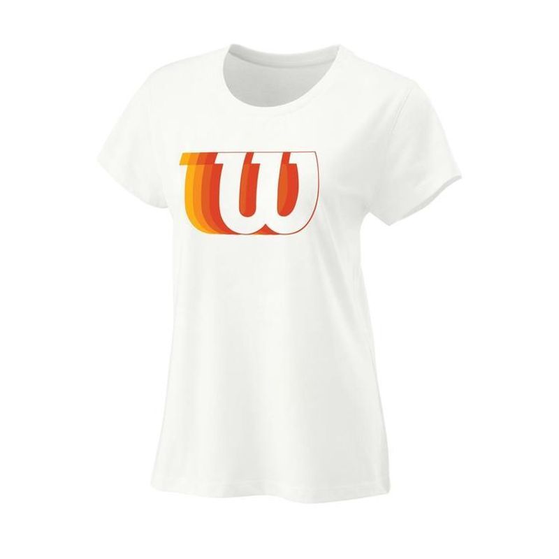 T-Shirt Tennis Wilson Blur W Blanc S