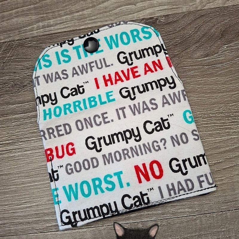Petit Porte feuille, Porte Cartes, Petite Pochette, Porte Cartes d'affaires, Chats, tissu, Flanelle