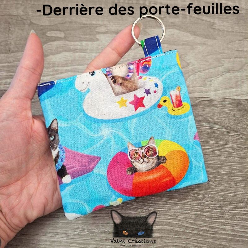 Petit Porte feuille, Porte Cartes, Petite Pochette, Avec élastique, Porte Cartes d'affaires, Coton