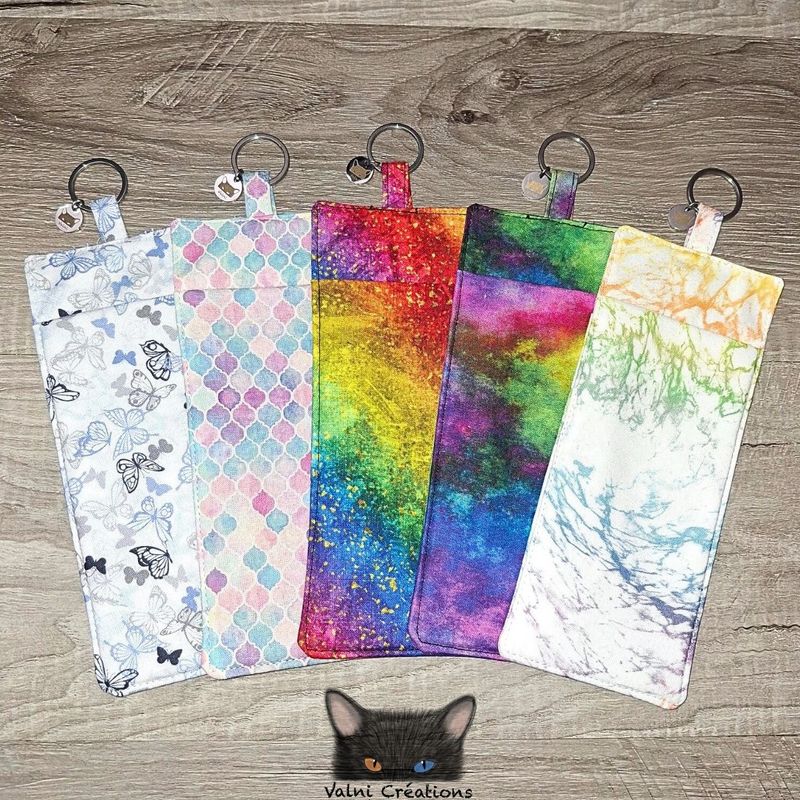 Porte lunette, Porte-stylos, porte-crayons, lanière, infirmière, éducatrice, pochette, 100% coton