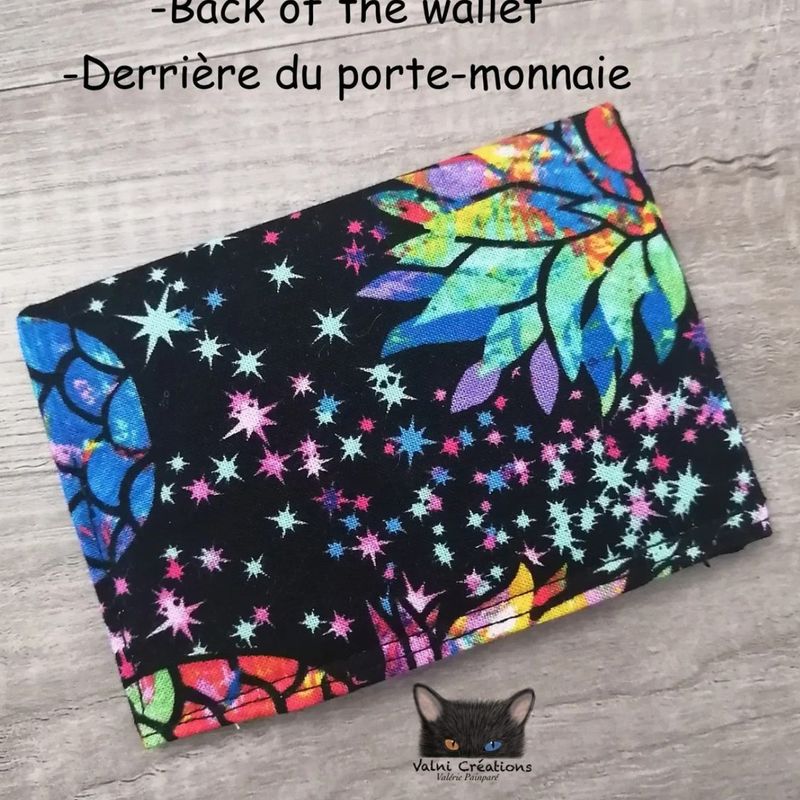 Petit Porte feuille, Porte Cartes, Petite Pochette, Pochette Ananas, Porte Cartes d'affaires, tissu