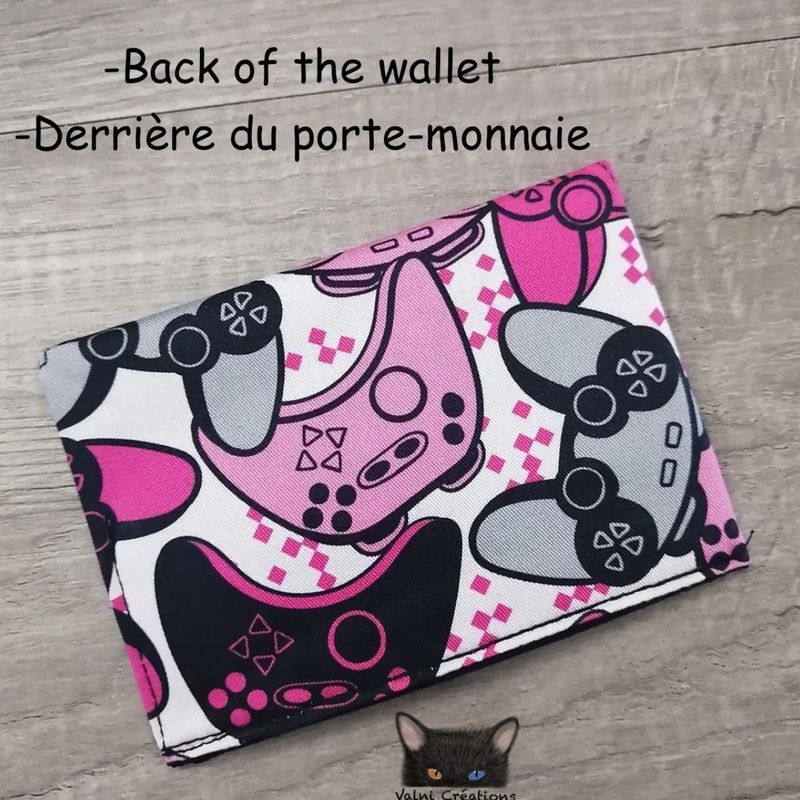 Petit Porte feuille, Porte Cartes, Petite Pochette, Pochette Joueur, Porte Cartes d'affaires, tissu