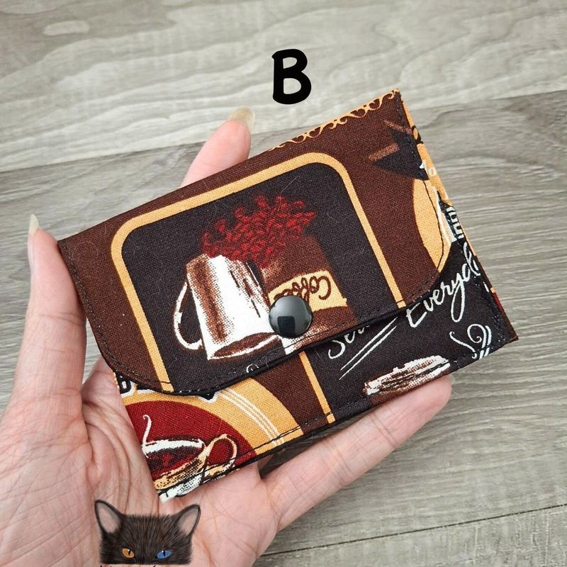 Petit Porte feuille, Porte Cartes, Petite Pochette, Pochette Colorée, porte carte Café, Barbecue