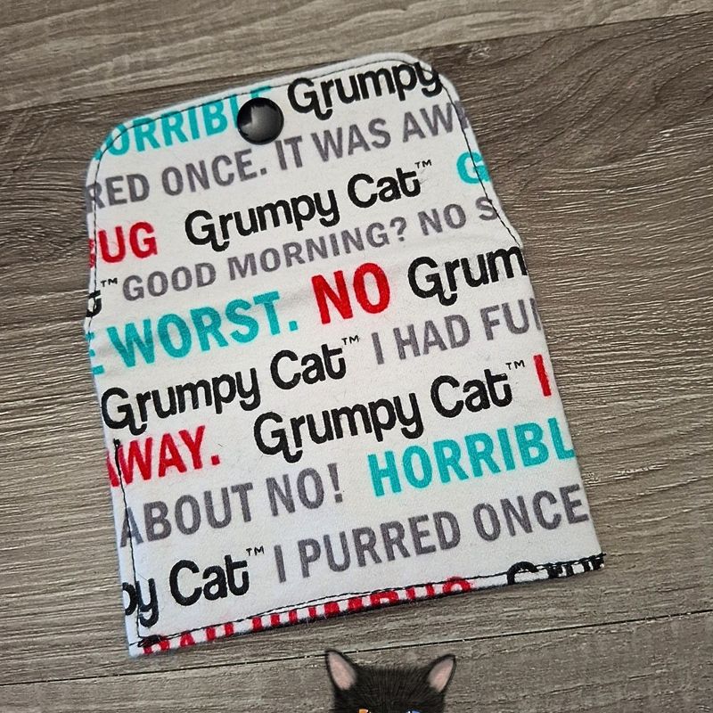Petit Porte feuille, Porte Cartes, Petite Pochette, Porte Cartes d'affaires, Chats, tissu, Flanelle