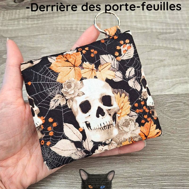 Petit Porte feuille, Porte Cartes, Petite Pochette, Avec élastique, Porte Cartes d'affaires, Coton