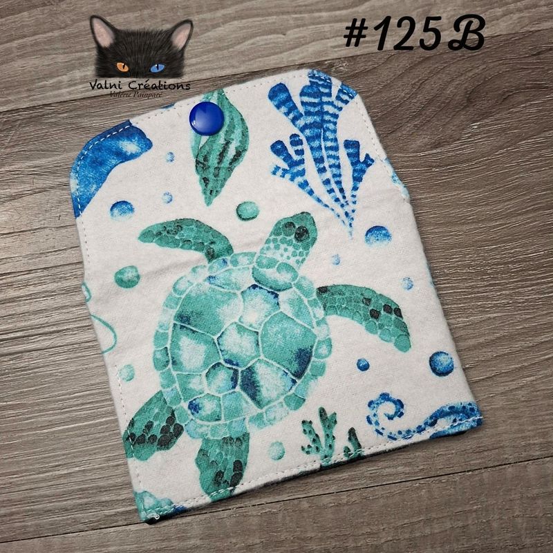 Petit Porte feuille, Porte Cartes, Petite Pochette, Porte Cartes d'affaires, Marins, tissu, Coton