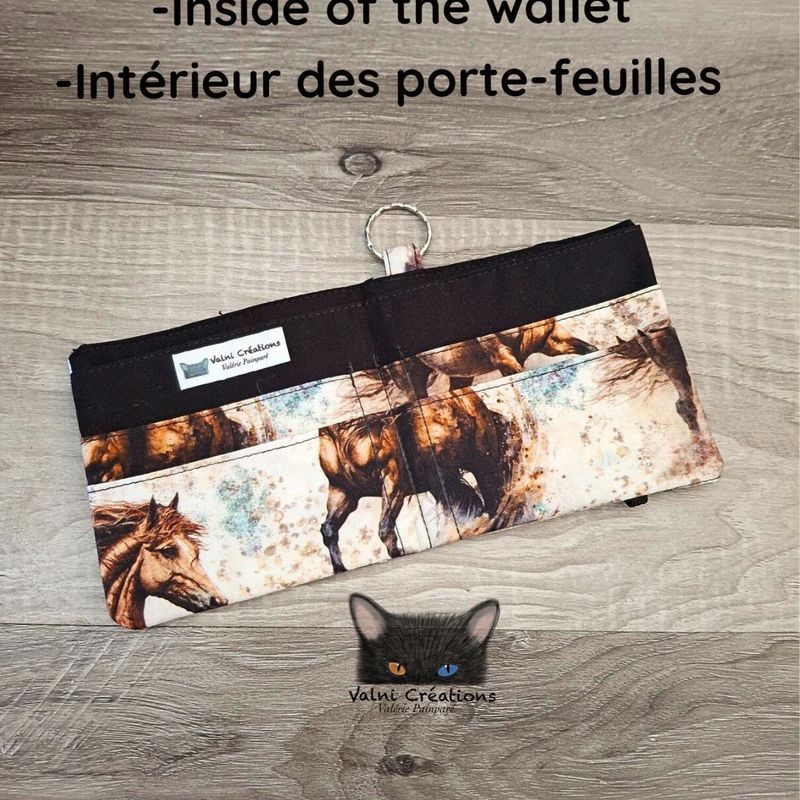 Petit Porte feuille, Porte Cartes, Petite Pochette, Avec élastique, Porte Cartes d'affaires, Coton