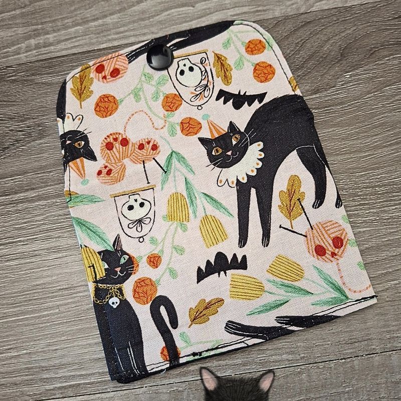 Petit Porte feuille, Porte Cartes, Petite Pochette, Porte Cartes d'affaires, Chats, tissu, 100%coton