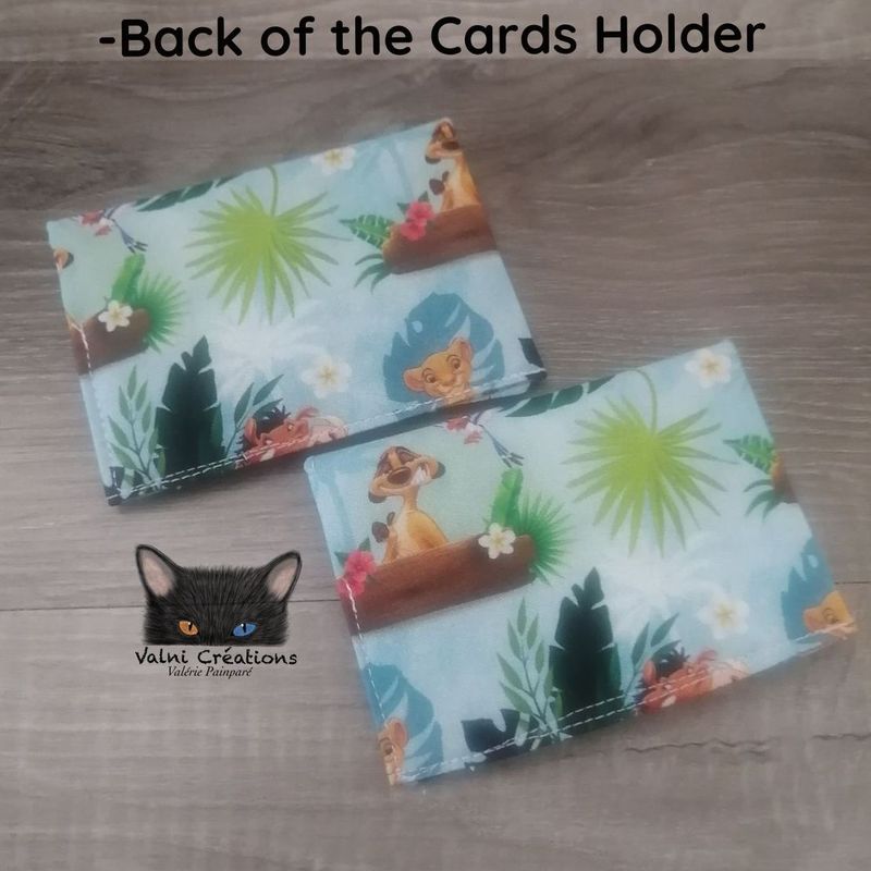 Petit Porte feuille, Porte Cartes, Porte-cartes Lion, Porte-cartes chat, porte cartes crédit