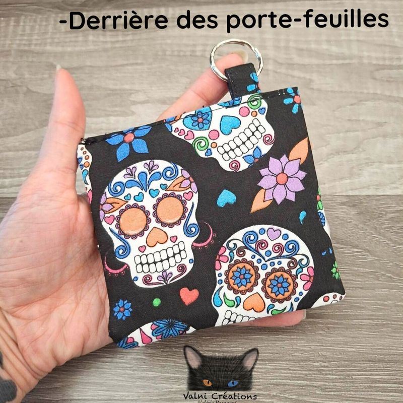 Petit Porte feuille, Porte Cartes, Petite Pochette, Avec élastique, Porte Cartes d'affaires, Coton