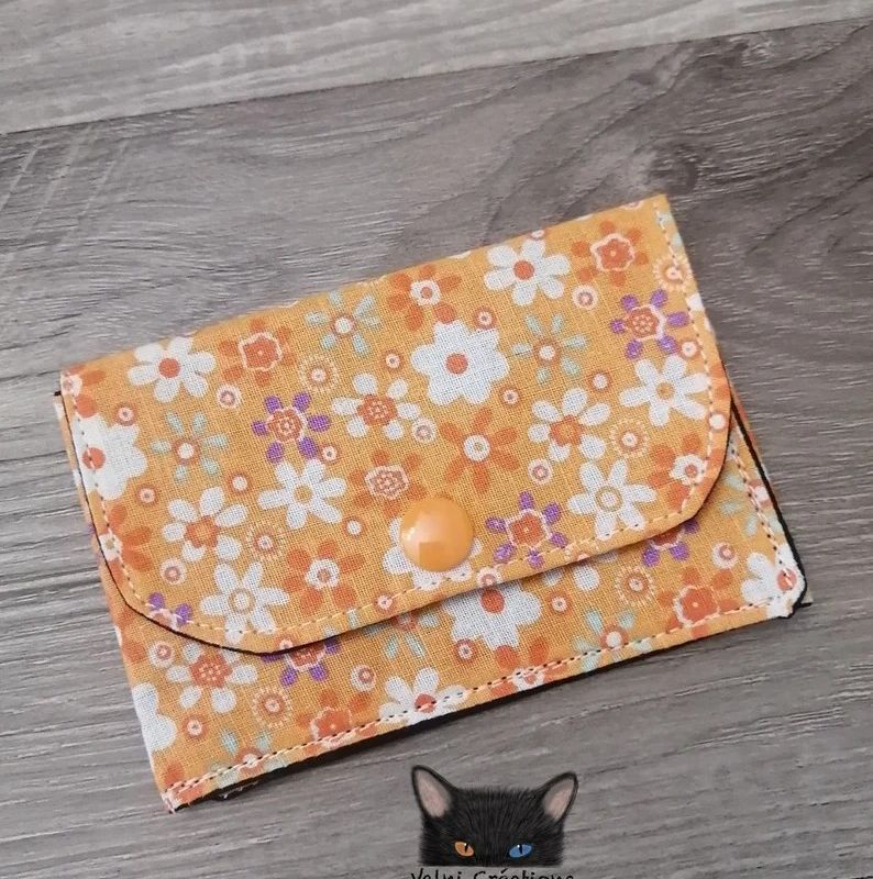 Petit Porte feuille, Porte Cartes, Petite Pochette, Arc-en-ciel, porte cartes Fleurs