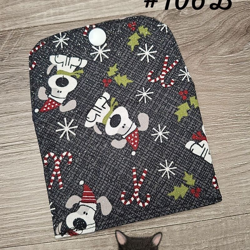 Petit Porte feuille, Porte Cartes, Petite Pochette, Porte Cartes d'affaires, Halloween, tissu, Coton