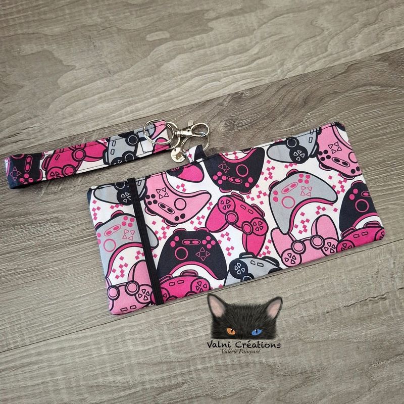 Petit Porte feuille, Porte Cartes, Petite Pochette, Porte Cartes d'affaires, Manette, tissu, Coton