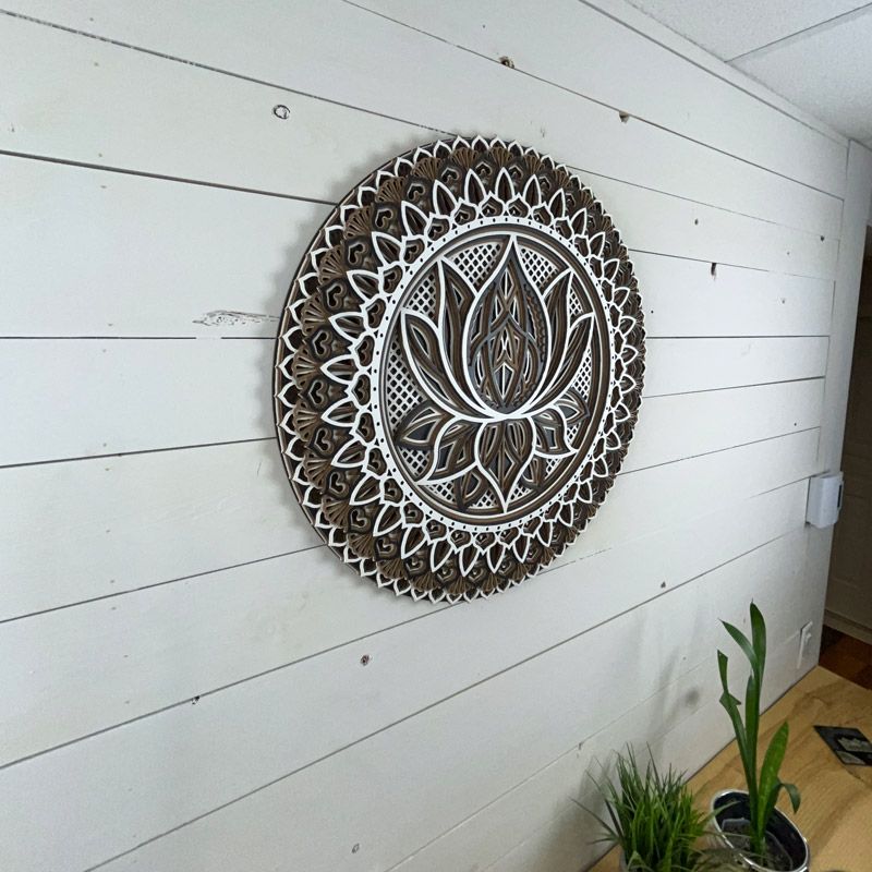 Mandala 3D "Fleur de Lotus"