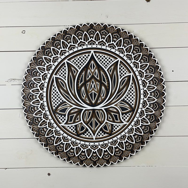 Mandala 3D "Fleur de Lotus"