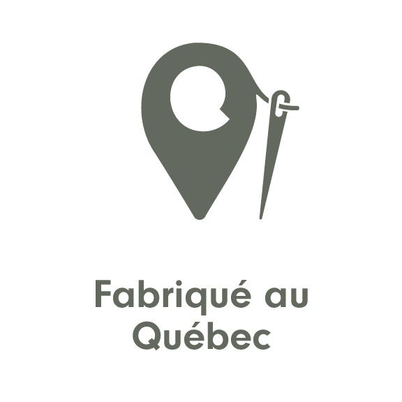 Ensemble de 3 sacs écologiques réutilisables faits au Québec à personnaliser