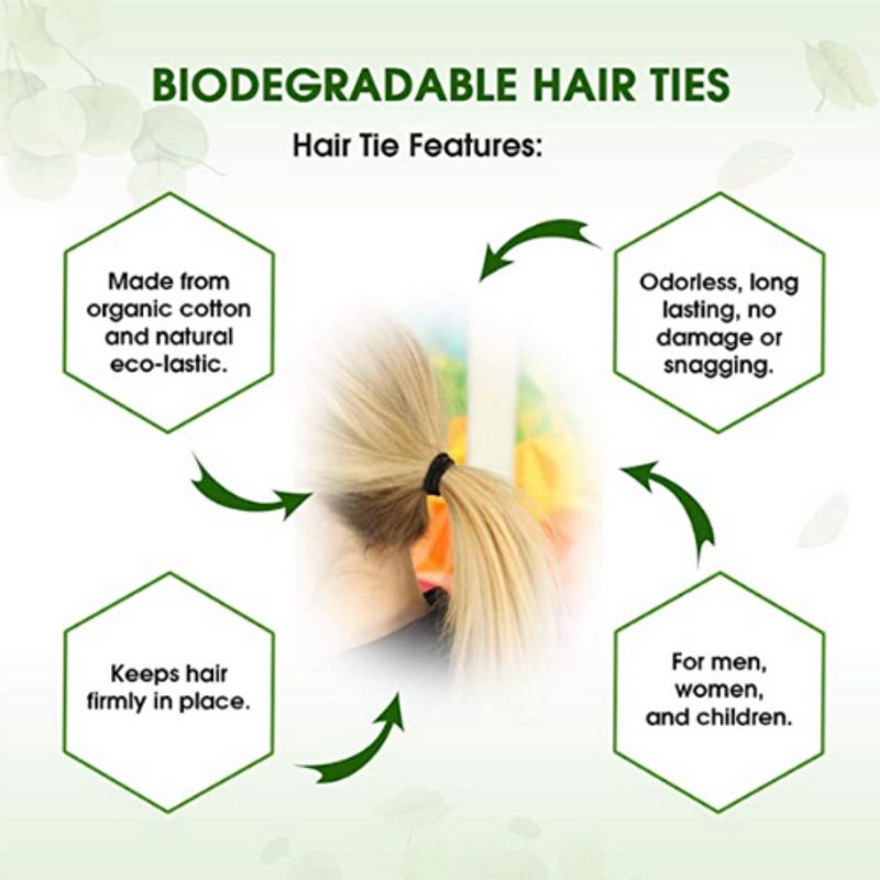 Élastiques pour cheveux biodégradables