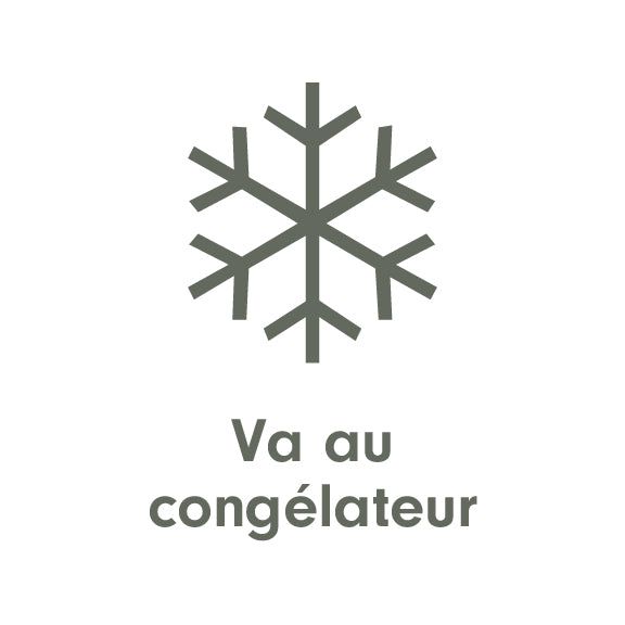 Sac large à congélation écologique réutilisable fait au Québec à personnaliser