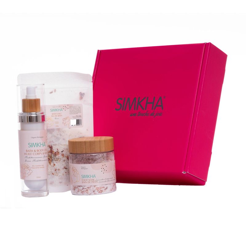 Coffret bain bio femme