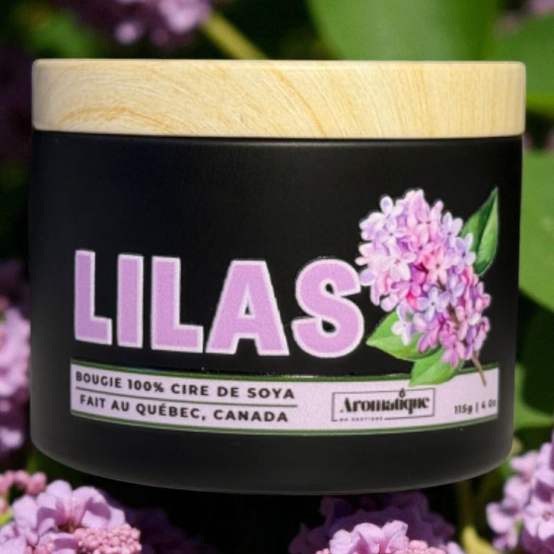 SIKE DESIGN - Bougie parfum�e - Lilas | 4 oz - 30h