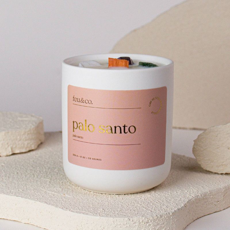 Feu & Co.  Bougie parfum�e  Palo Santo | 8 oz  50h