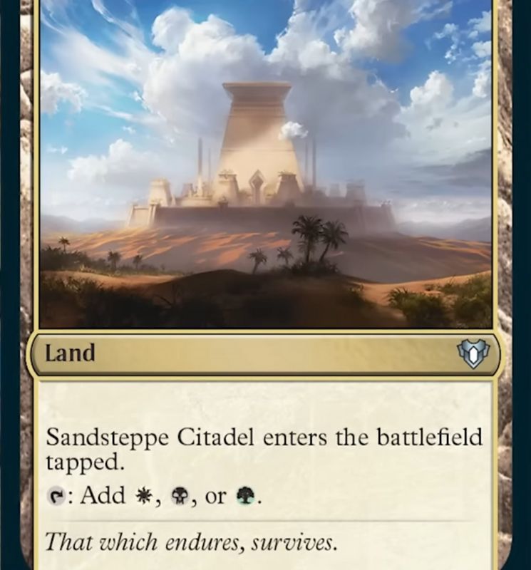 Sandsteppe Citadel [Commander Masters]