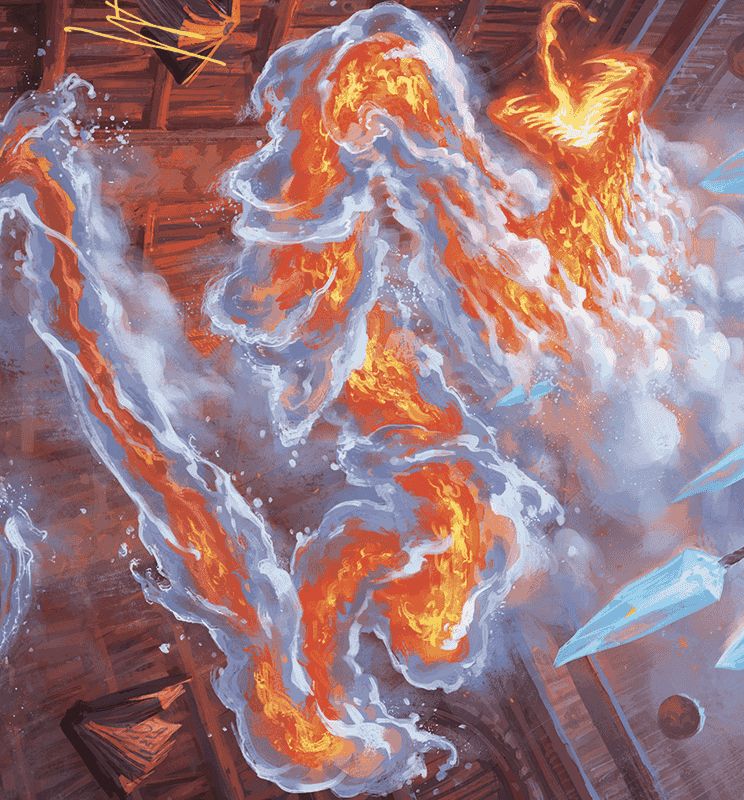 Scalding Viper Art Card (Gold-Stamped Signature) [Wilds of Eldraine Art Series]
