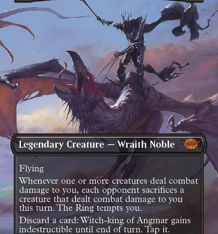 Witch-king of Angmar (Borderless Alternate Art) [The Lord of the Rings: Tales of Middle-Earth]