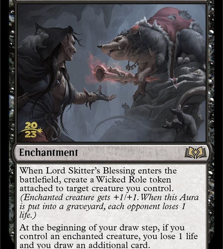 Lord Skitter's Blessing [Wilds of Eldraine Prerelease Promos]