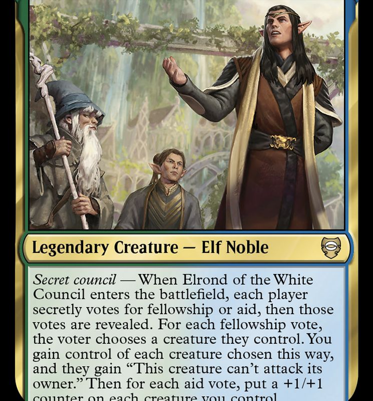 Elrond of the White Council [The Lord of the Rings: Tales of Middle-Earth Commander]