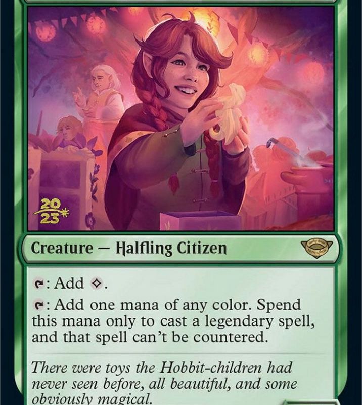 Delighted Halfling [The Lord of the Rings: Tales of Middle-Earth Prerelease Promos]