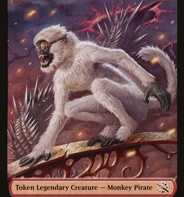 First Mate Ragavan // Teferi's Talent Emblem Double-Sided Token [March of the Machine Commander Tokens]