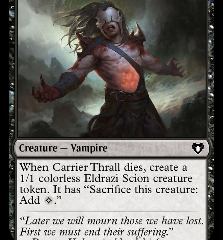 Carrier Thrall [Commander Masters]