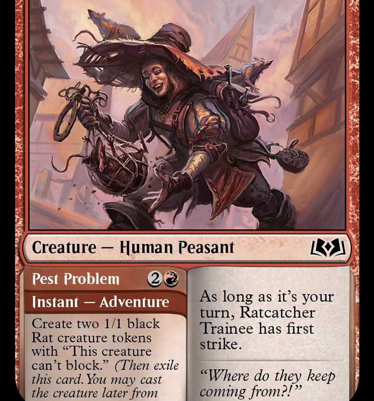 Ratcatcher Trainee // Pest Problem [Wilds of Eldraine]