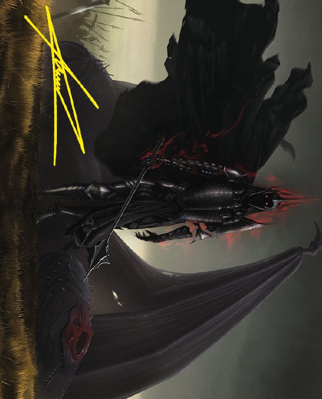 Witch-king of Angmar Art Card (Gold-Stamped Signature) [The Lord of the Rings: Tales of Middle-earth Art Series]