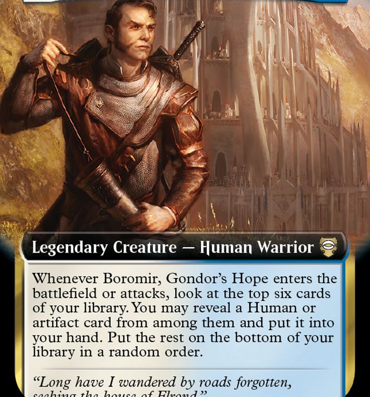 Boromir, Gondor's Hope (Extended Art) [The Lord of the Rings: Tales of Middle-Earth Commander]