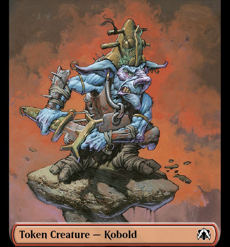 Bird // Kobolds of Kher Keep Double-Sided Token [March of the Machine Commander Tokens]