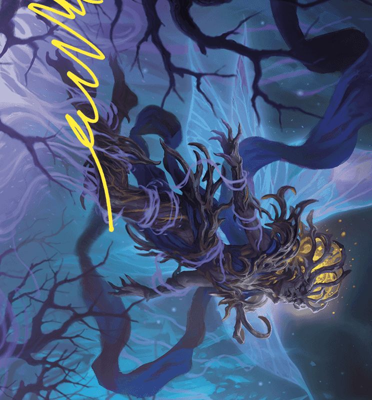 Sleep-Cursed Faerie Art Card (Gold-Stamped Signature) [Wilds of Eldraine Art Series]