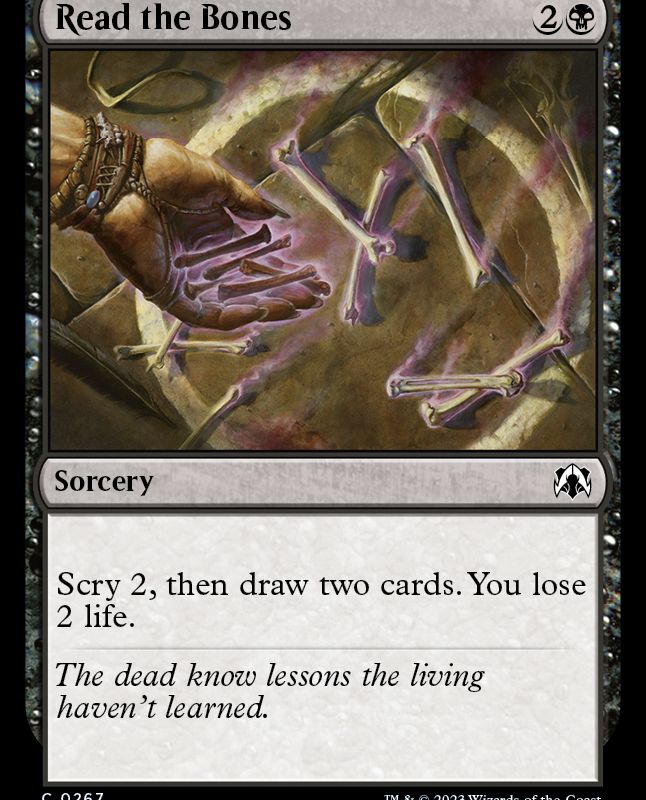 Read the Bones [March of the Machine Commander]