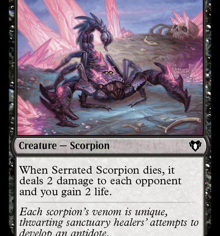 Serrated Scorpion [Commander Masters]