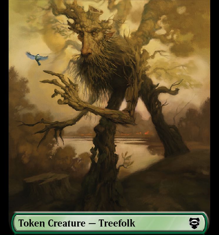 Treefolk // Food Token [The Lord of the Rings: Tales of Middle-Earth Commander Tokens]