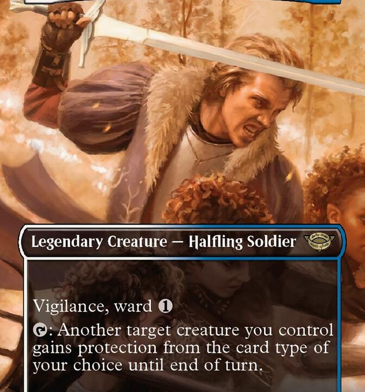Pippin, Guard of the Citadel (Borderless Alternate Art) [The Lord of the Rings: Tales of Middle-Earth]