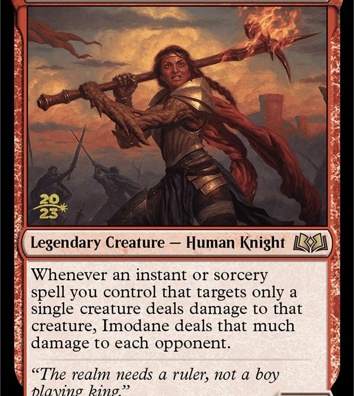 Imodane, the Pyrohammer [Wilds of Eldraine Prerelease Promos]