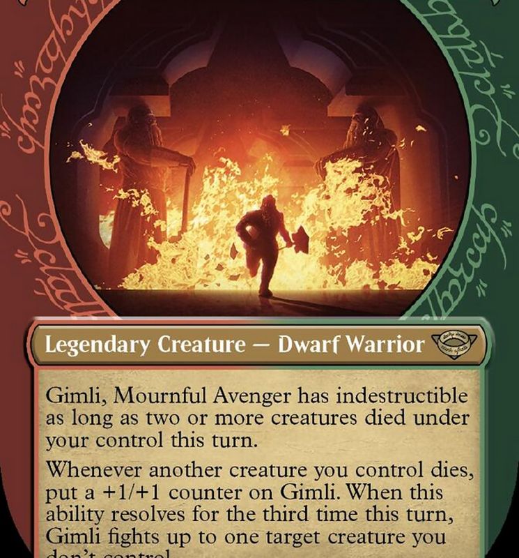Gimli, Mournful Avenger (Showcase Ring Frame) [The Lord of the Rings: Tales of Middle-Earth]