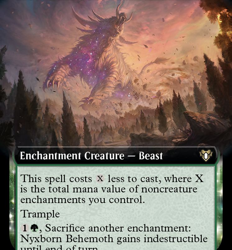 Nyxborn Behemoth (Extended Art) [Commander Masters]