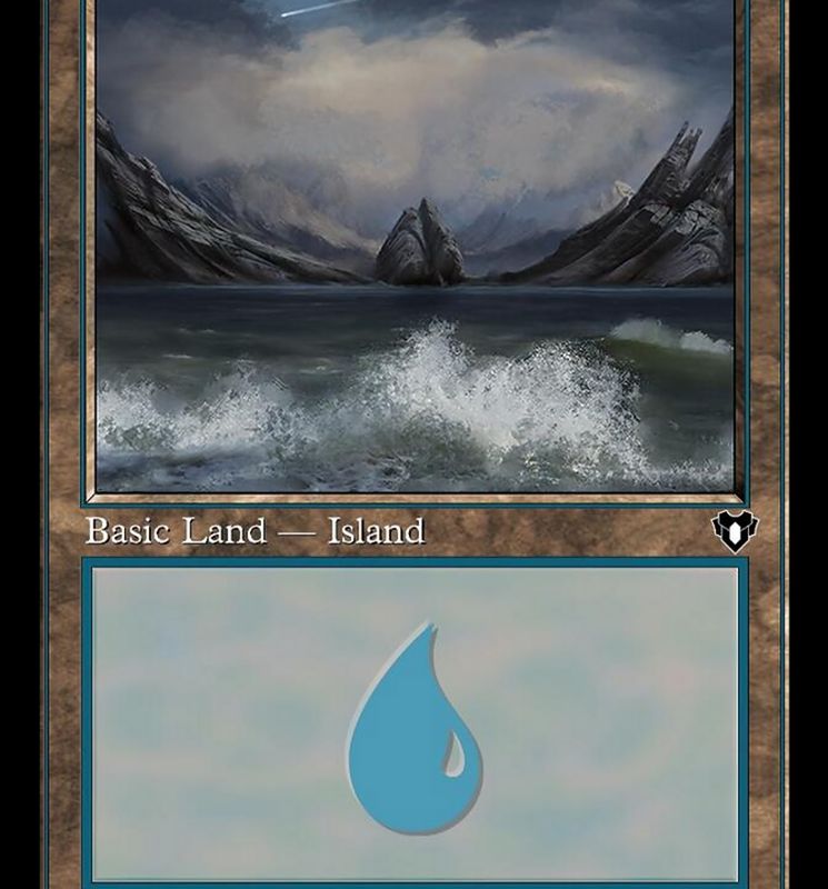 Island (442) (Retro) [Commander Masters]